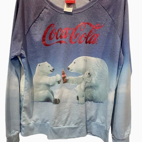 Coca-Cola Shirt Womens Size XL Juniors - Picture 6 of 7